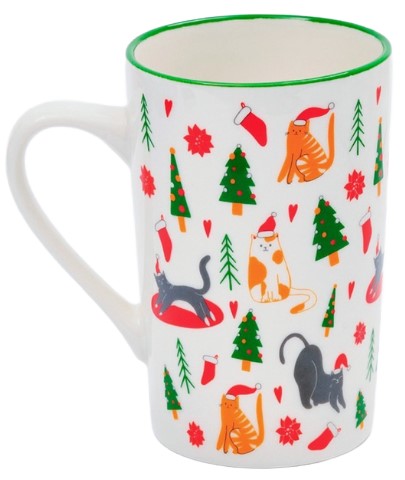 Кружка керамическая Sima-Land 385 мл, «Новогодние коты»