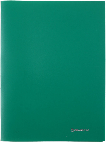 Папка-скоросшиватель с пластиковым механизмом Brauberg Office, толщина пластика 0,5 мм, зеленая Папка-скоросшиватель с пластиковым механизмом Brauberg Office, толщина пластика 0,5 мм, зеленая