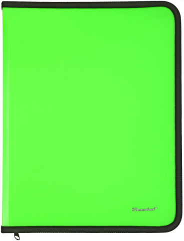 Папка для тетрадей А4 Silwerhof Neon, 250*320*25 мм, салатовая Папка для тетрадей А4 Silwerhof Neon, 250*320*25 мм, салатовая
