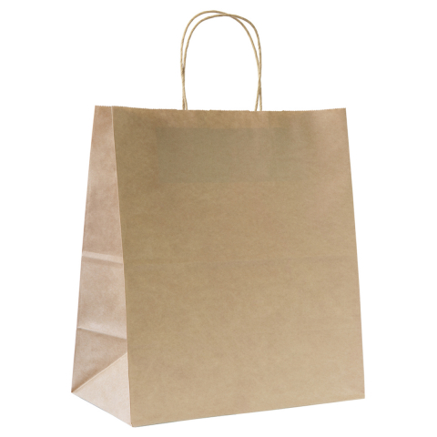 Пакет бумажный «Крафт» Aviora с ручками 240×280×140 мм