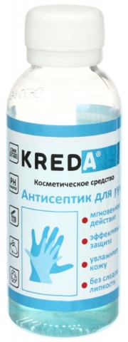 Антисептическое средство для рук Kreda, 100 мл