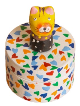 Шкатулка деревянная Sima-Land 5×5×8 см, «Котик» Шкатулка деревянная Sima-Land 5×5×8 см, «Котик»