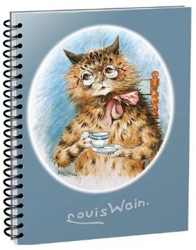 Скетчбук на гребне «Попурри» (А5), 100 л., «Уэйн. Чашка чая»