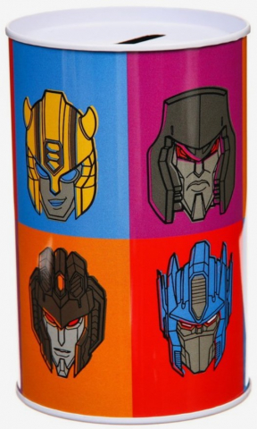Копилка жестяная Sima-Land, 6,5*6,5*12 см, Transformers Копилка жестяная Sima-Land, 6,5*6,5*12 см, Transformers