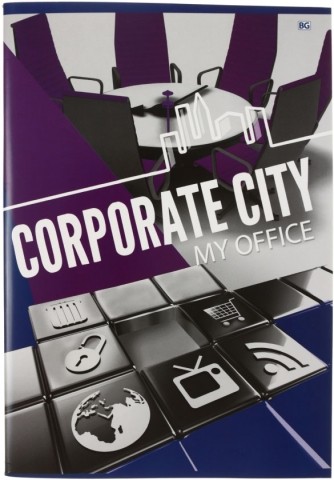 Тетрадь общая А4, 96 л. на скобе Corporate City, 210*297 мм, линия Тетрадь общая А4, 96 л. на скобе Corporate City, 210*297 мм, линия