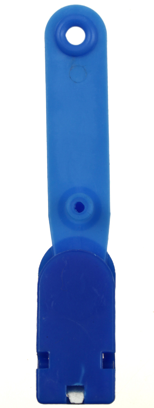 Клипсы для бейджа, 100 шт., пластик, синие