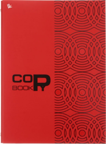 Тетрадь общая А5, 120 л. на кольцах «Цвет и графика (красный)», 165*225 мм, клетка