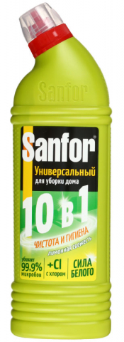 Средство для чистки Sanfor, 750 г, «Свежесть лимона»