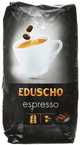 Кофе натуральный в зернах Eduscho Espresso Beans, 1000 г, сильнообжаренный 