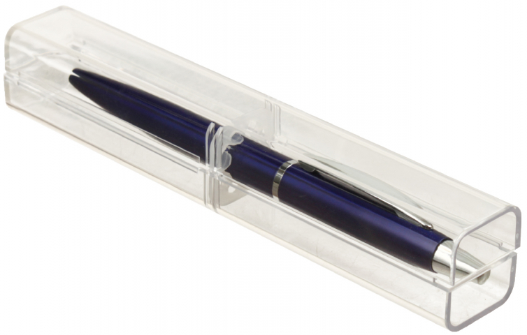 Ручка подарочная шариковая автоматическая BL-805 корпус синий, стержень синий Ручка подарочная шариковая автоматическая BL-805 корпус синий, стержень синий