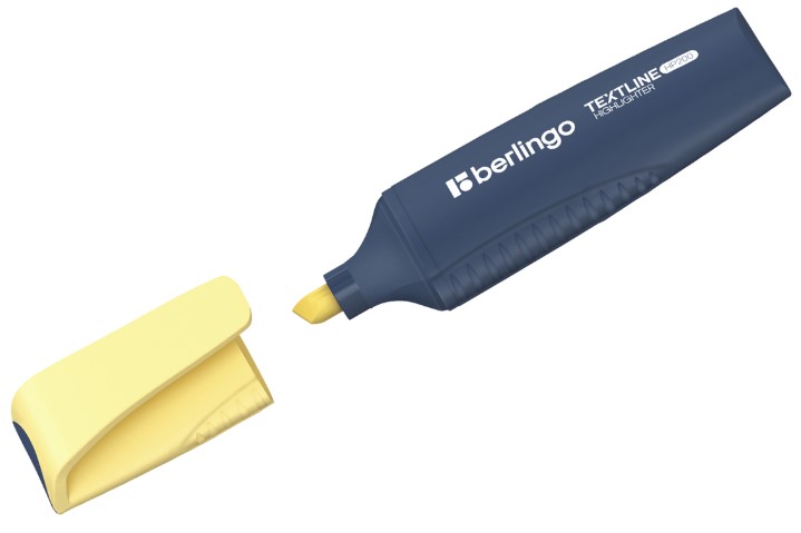 Маркер-текстовыделитель Berlingo Textline HP200 ваниль