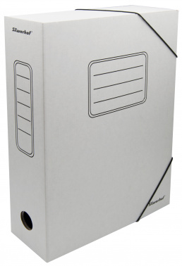 Папки архивные из гофрокартона на резинке Silwerhof, 3 шт., корешок 75 мм, 250*325*75 мм, белые Папки архивные из гофрокартона на резинке Silwerhof, 3 шт., корешок 75 мм, 250*325*75 мм, белые