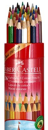 Карандаши цветные Faber-Castell, 36 цветов, длина 175 мм