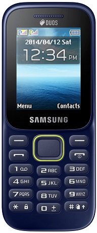 Телефон мобильный Samsung B310, Blue, корпус синего цвета