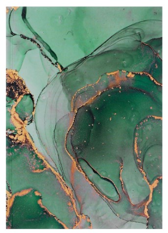 Ежедневник недатированный Sima-Land 145×205 мм, 80 л., «Зеленый мрамор»