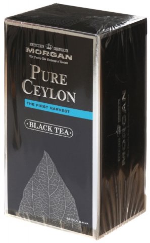 Чай Morgan , 50 г, 25 пакетиков, Pure Ceylon, чай черный