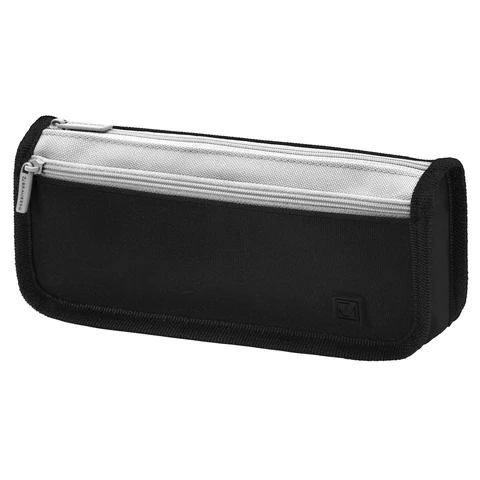 Пенал мягкий Brauberg Kids 220×100×60 мм, Black Gray