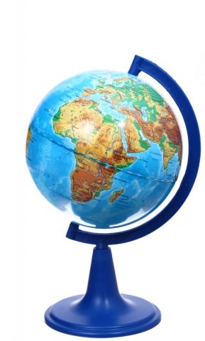 Глобус физический «Глобусный мир», диаметр 120 мм, 1:106 млн