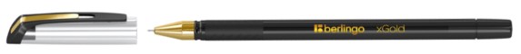 Ручка шариковая Berlingo xGold (аналог ручек Linc) корпус дымчатый, стержень черный