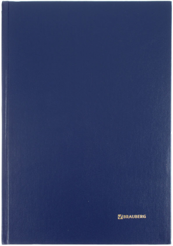 Книга учета Brauberg, 200*290 мм, 144 л., линия, синяя Книга учета Brauberg, 200*290 мм, 144 л., линия, синяя
