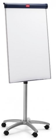 Доска магнитно-маркерная/флипчарт Nobo Classic Mobile Easel на роликах, 100*70 см