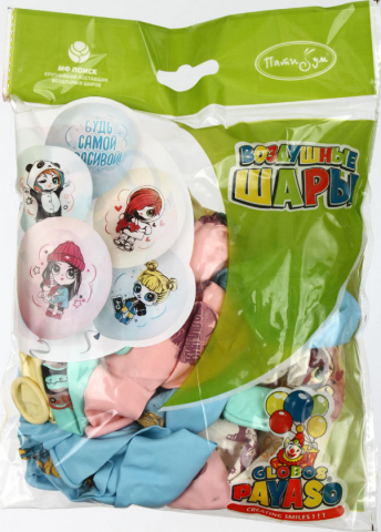 Шары воздушные «ПатиБум», 25 шт., 12"/30 см, Macaroons. Baby Girls, ассорти Шары воздушные «ПатиБум», 25 шт., 12"/30 см, Macaroons. Baby Girls, ассорти