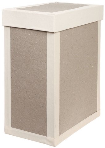 Короб архивный из картона с крышкой «Деловые ресурсы» , 390*290*180 мм, серый 