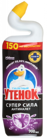Средство чистящее для унитазов «Туалетный утенок» 900 мл, «Антиналет» Средство чистящее для унитазов «Туалетный утенок» 900 мл, «Антиналет»