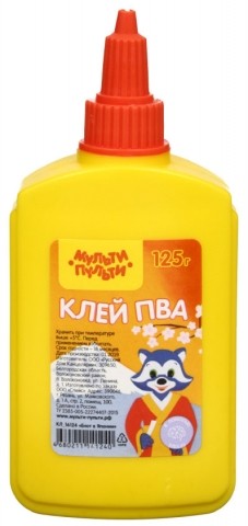Клей ПВА «Енот в Японии», 125 г (125 мл) Клей ПВА «Енот в Японии», 125 г (125 мл)
