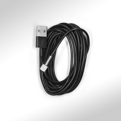 Кабель Mirex USB 2.0 AM - 8pin M, 1 м, черный