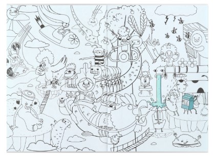 Книжка записная «Смэшбук-каракули. Капибара», 140*200 мм, 32 л.