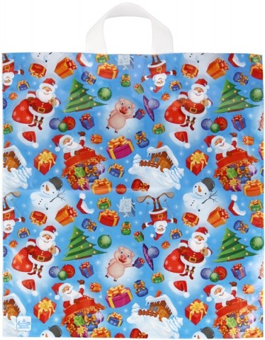 Пакет упаковочный «Тико-пластик. Новогодний», 37*41 см, «Новогодние забавы»