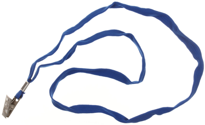 Тесьма для бейджа OfficeSpace 45×1 см, синяя Тесьма для бейджа OfficeSpace 45×1 см, синяя