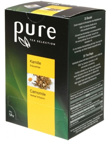 Чай Pure Tea Selection, 32 г, 20 пакетиков, Camomile, цветы ромашки Чай Pure Tea Selection, 32 г, 20 пакетиков, Camomile, цветы ромашки