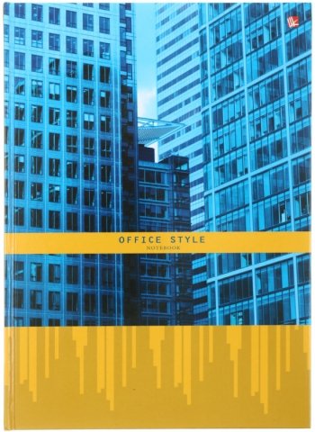 Книжка записная «Офисный стиль», 210*290 мм, 160 л., клетка, «Яркие контрасты»