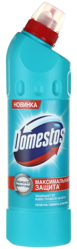 Средство для мытья сантехники Domestos, 500 мл, «Свежесть атлантики»
