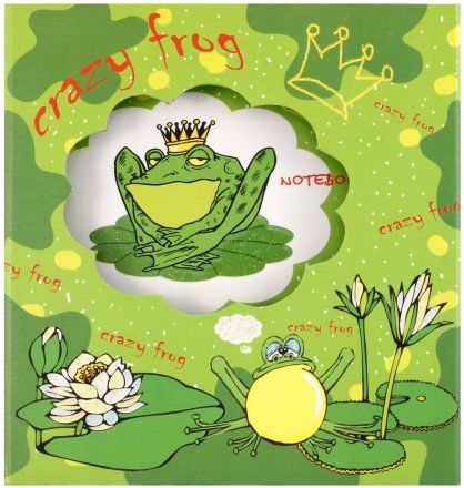 Книжка записная детская в подарочной коробке, 145*155*30 мм, 80 л., линия, «Царевна лягушка»