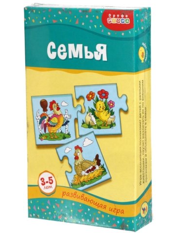 Игра настольная «Мини-игры», «Семья», 3-5 лет