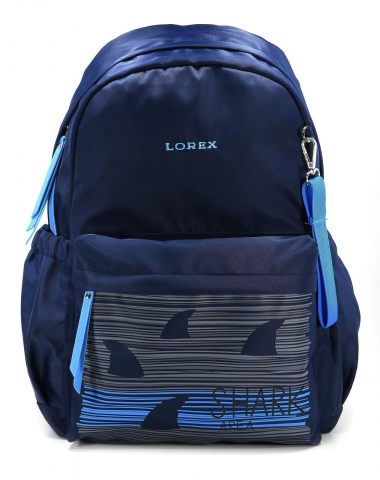 Рюкзак молодежный Lorex Ergonomic M12 24L, 300*420*150 мм, Shark in Dark