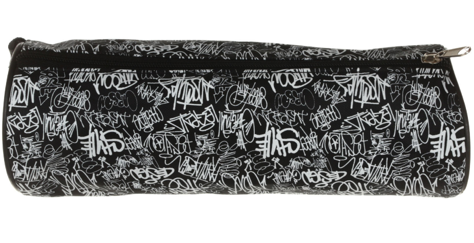 Пенал-косметичка Brauberg Hit 200×70×70 мм, Graffiti