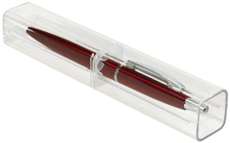 Ручка подарочная шариковая автоматическая BL-805 корпус бордовый, стержень синий Ручка подарочная шариковая автоматическая BL-805 корпус бордовый, стержень синий