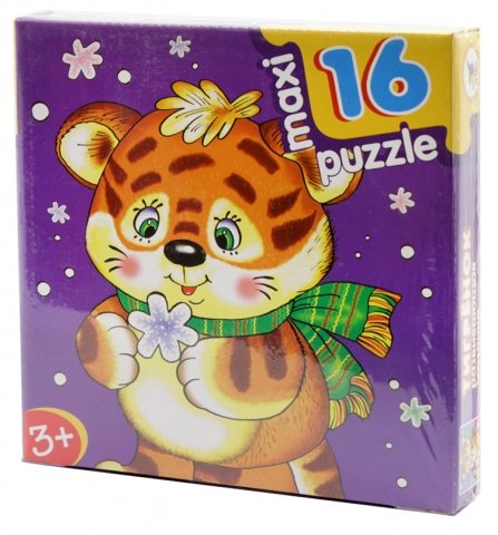 Игра настольная «Развивающая мозаика Maxi Puzzle», «Тигренок», 3+