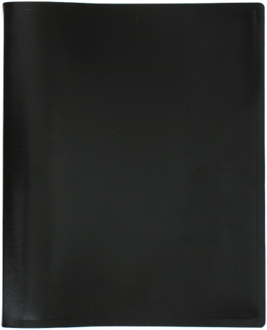 Папка пластиковая на 2-х кольцах Silwerhof Eco толщина пластика 0,5 мм, черная