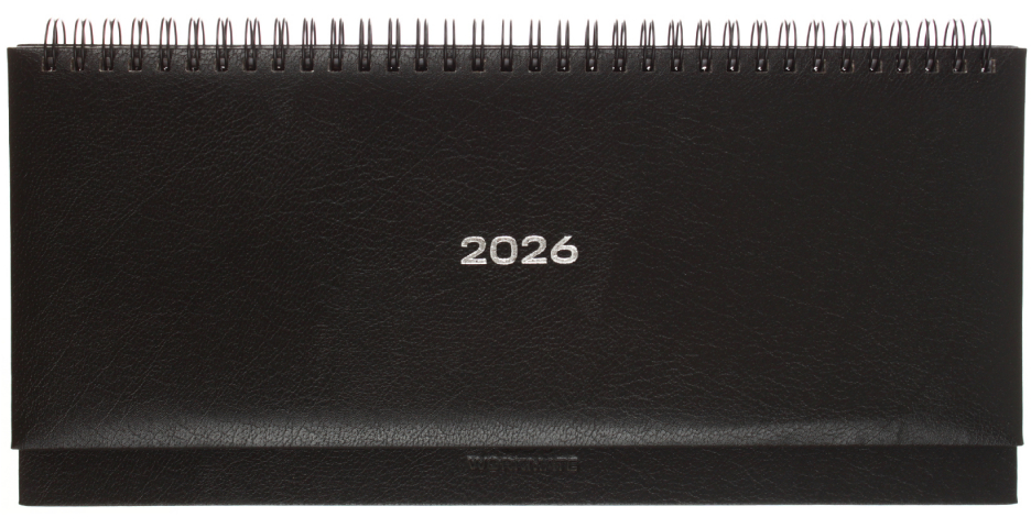 Планинг датированный на гребне на 2026 год Workmate Profy 300×140 мм, 64 л., черный