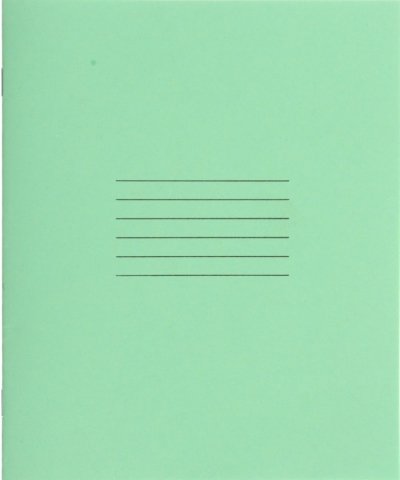 Тетрадь школьная А5, 12 л. на скобе «Гознак Борисов», 170*205 мм, клетка, зеленая