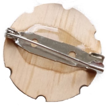 Значок деревянный «Котыквы» (Круглякова М.В.), ассорти Значок деревянный «Котыквы» (Круглякова М.В.), ассорти