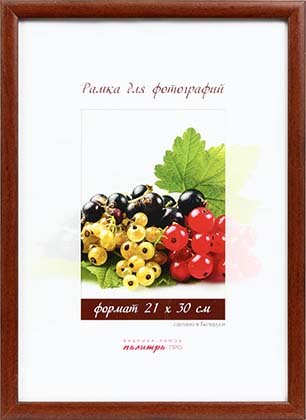 Фоторамка пластиковая «Палитра», 21*30 см, коричневая Фоторамка пластиковая «Палитра», 21*30 см, коричневая