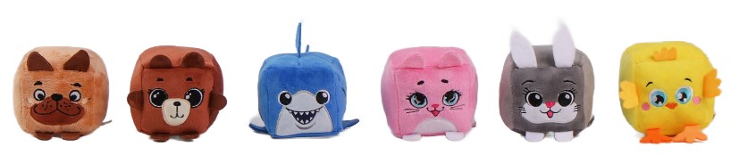 Игрушка мягкая Sima-Land 10×10 см, «Кубик», ассорти