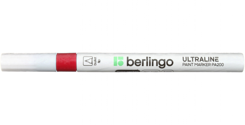 Маркер-краска Berlingo Uniline PA200 красный