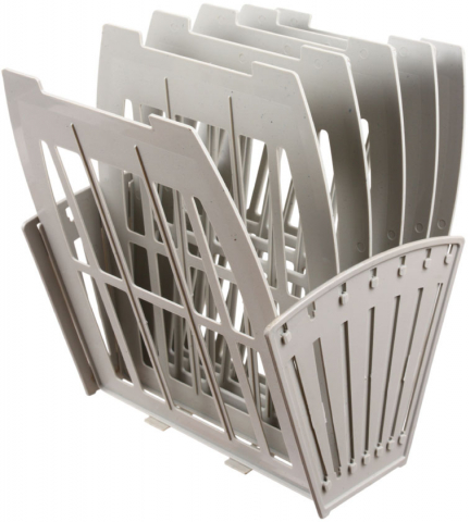 Лоток веерный Attache, 5 отделений, серый Лоток веерный Attache, 5 отделений, серый